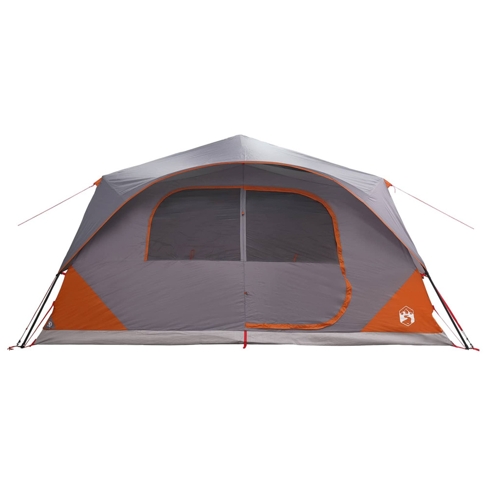 Produktbild för Instant Tält med tak Grå och orange 365 x 280 x 200 cm