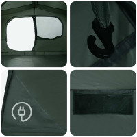 Produktbild för Instant Tält Armégrön 365 x 280 x 200 cm Polyester och Stål