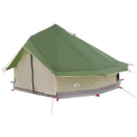 Produktbild för Tipi Tält med tak Grön 700 x 700 x 395 cm Polyester och Stål