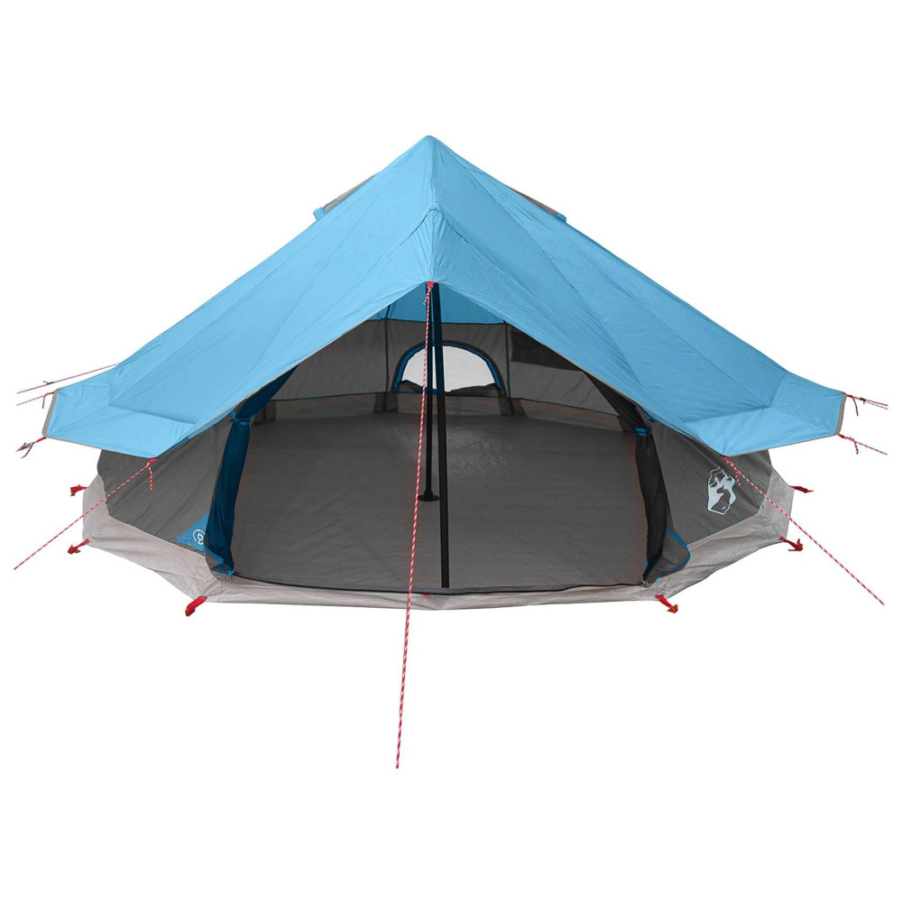 Produktbild för Tipi Tält med tak Blå 700 x 700 x 395 cm Polyester och Stål