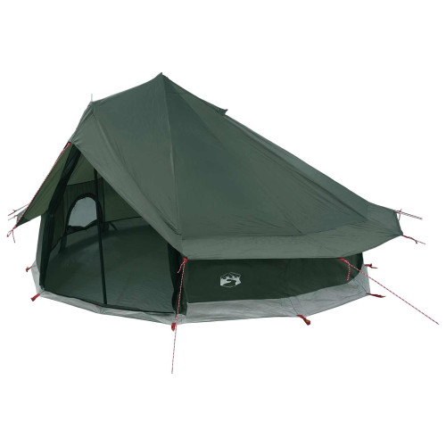 vidaXL Tipi Tält Armégrön 700 x 700 x 395 cm Polyester och Stål