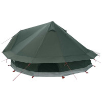 Produktbild för Tipi Tält Armégrön 700 x 700 x 395 cm Polyester och Stål