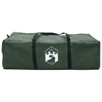 Produktbild för Tipi Tält Armégrön 700 x 700 x 395 cm Polyester och Stål