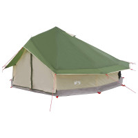 Produktbild för Tipi Tält med tak Grön 800 x 800 x 430 cm Polyester och Stål
