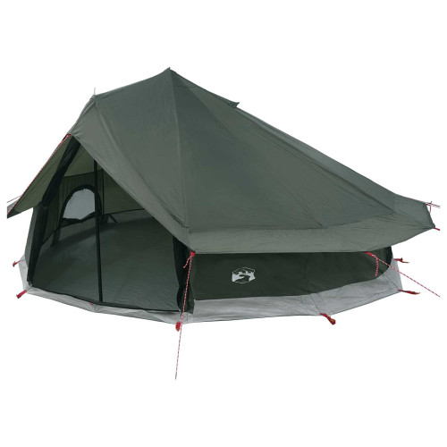 vidaXL Tipi Tält Armégrön 800 x 800 x 430 cm Polyester och Stål