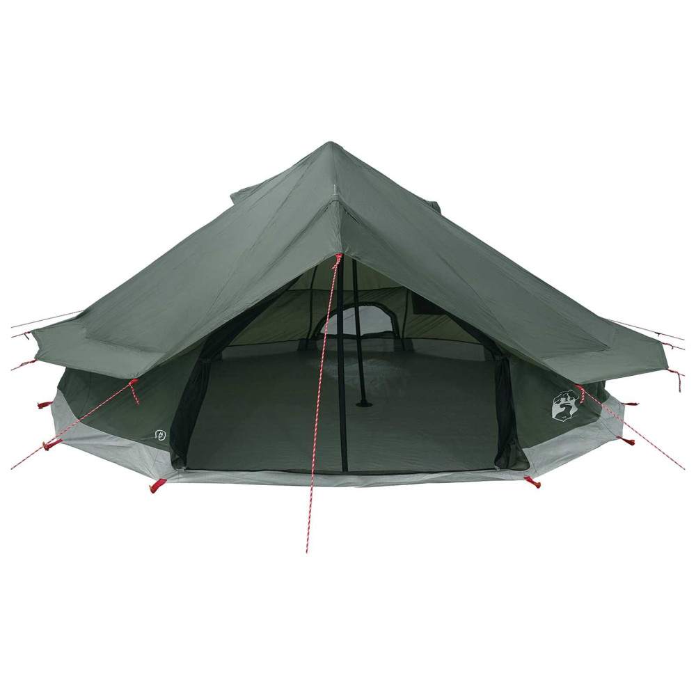 Produktbild för Tipi Tält Armégrön 800 x 800 x 430 cm Polyester och Stål