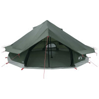 Produktbild för Tipi Tält Armégrön 800 x 800 x 430 cm Polyester och Stål