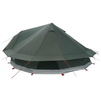 Produktbild för Tipi Tält Armégrön 800 x 800 x 430 cm Polyester och Stål