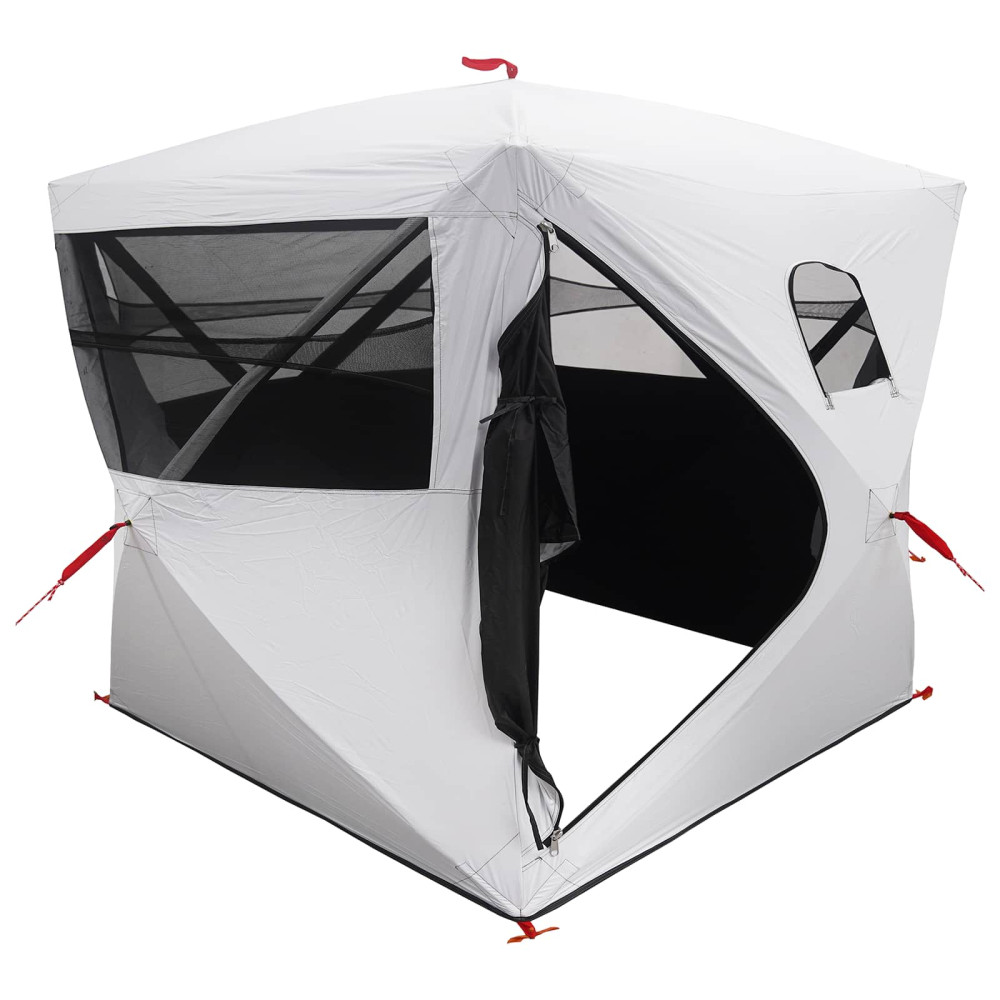 Produktbild för Jaktält Vit Blackout 143 x 143 x 165 cm Polyester och Stål