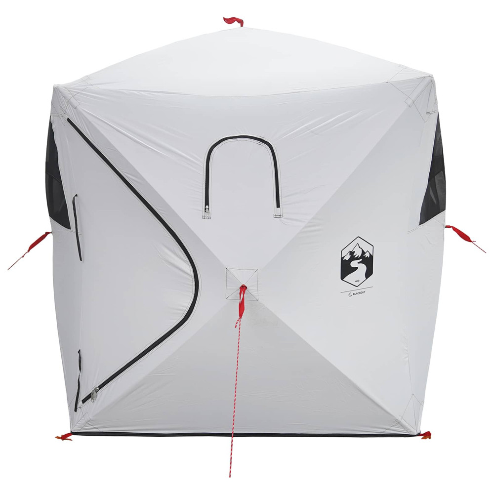 Produktbild för Jaktält Vit Blackout 143 x 143 x 165 cm Polyester och Stål