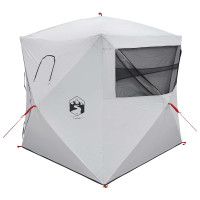 Produktbild för Jaktält Vit Blackout 143 x 143 x 165 cm Polyester och Stål