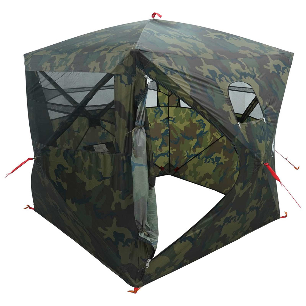 Produktbild för Jaktält Kamouflage 143 x 143 x 165 cm Polyester och Stål