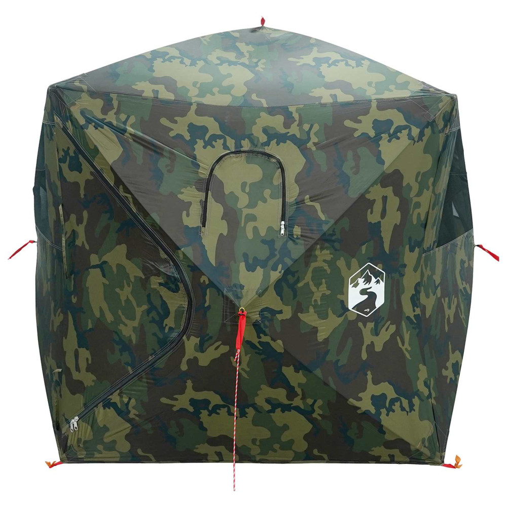 Produktbild för Jaktält Kamouflage 143 x 143 x 165 cm Polyester och Stål