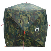 Produktbild för Jaktält Kamouflage 143 x 143 x 165 cm Polyester och Stål