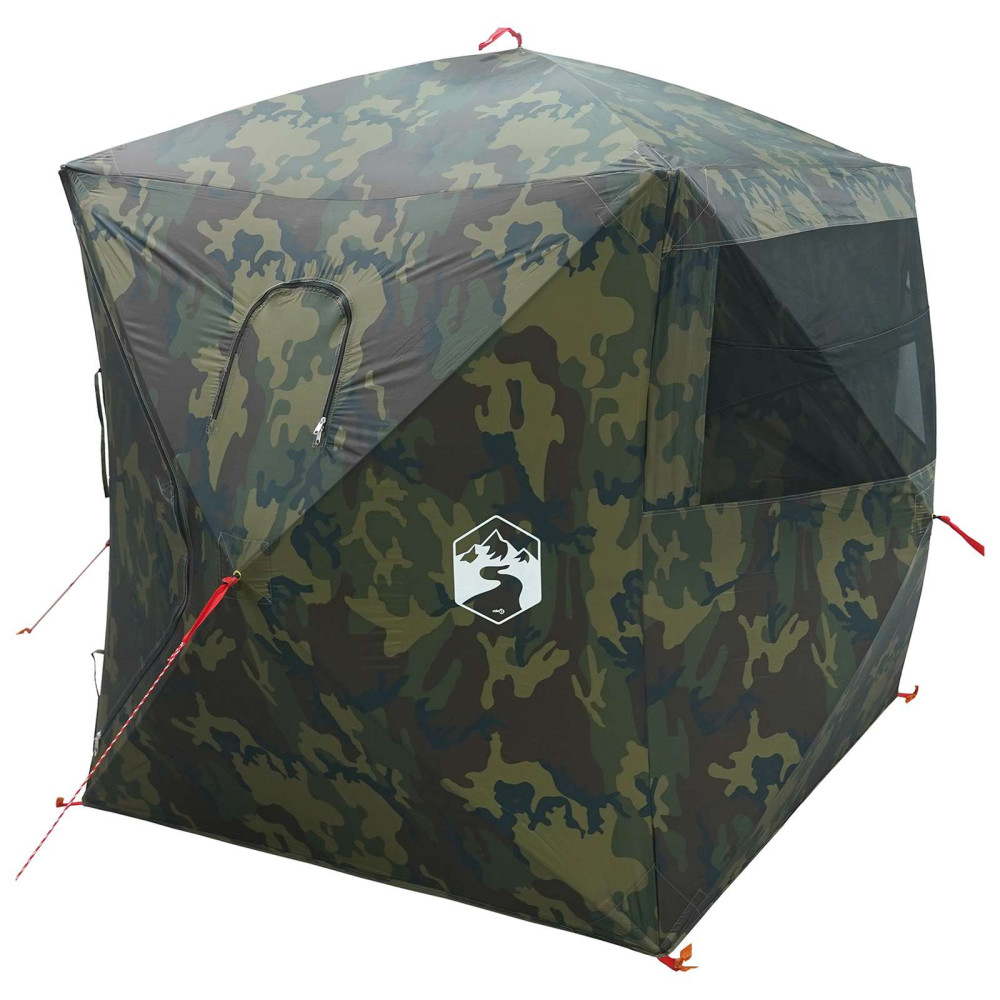 Produktbild för Jaktält Kamouflage 143 x 143 x 165 cm Polyester och Stål