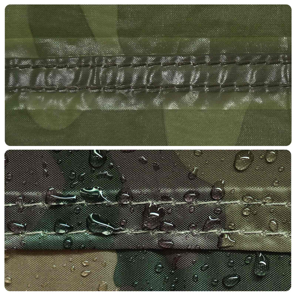 Produktbild för Jaktält Kamouflage 143 x 143 x 165 cm Polyester och Stål