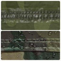 Produktbild för Jaktält Kamouflage 143 x 143 x 165 cm Polyester och Stål