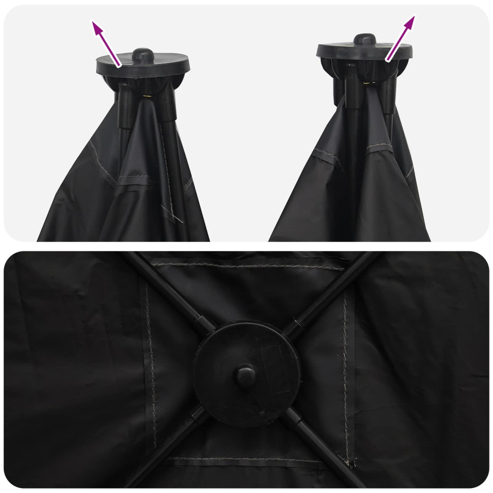Produktbild för Jaktält Vit Blackout 145 x 145 x 150 cm Polyester och Stål