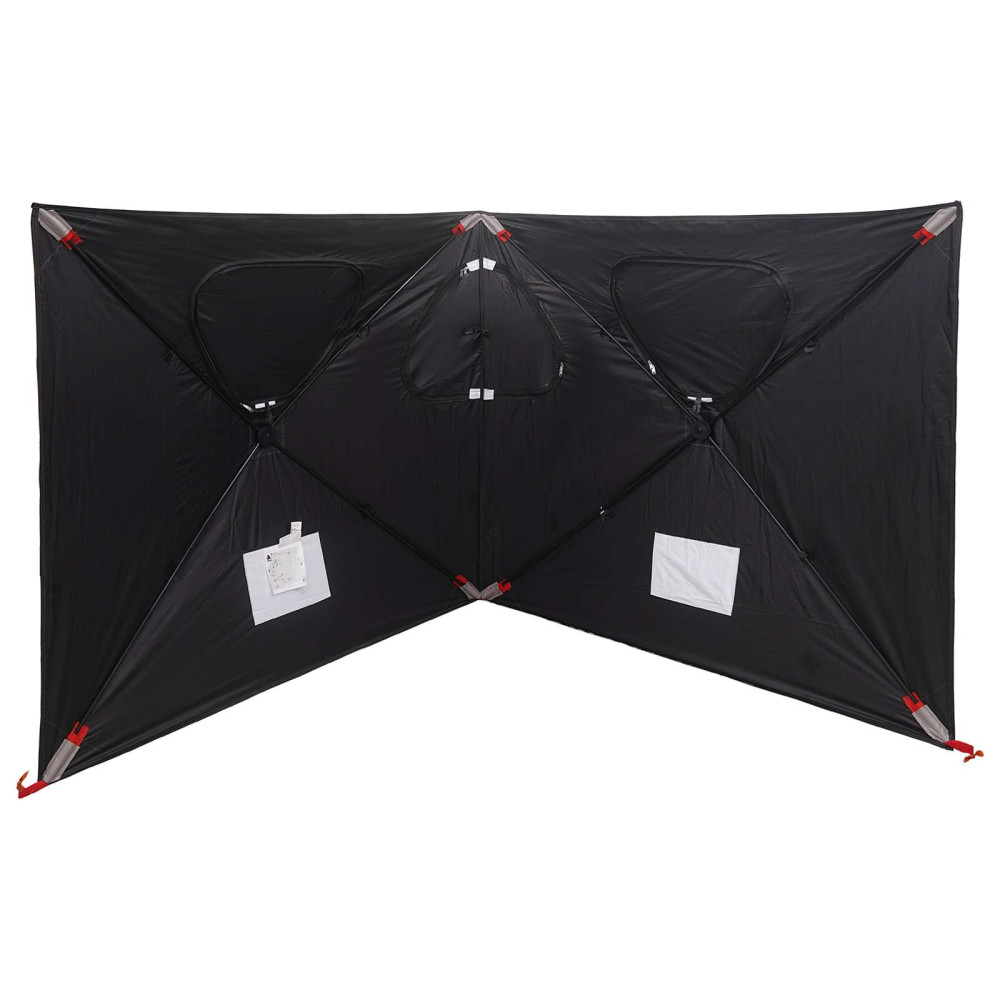 Produktbild för Jaktält Vit Blackout 145 x 145 x 150 cm Polyester och Stål