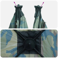 Produktbild för Jaktält Kamouflage 145 x 145 x 150 cm Polyester och Stål