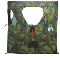 Produktbild för Jaktält Kamouflage 145 x 145 x 150 cm Polyester och Stål