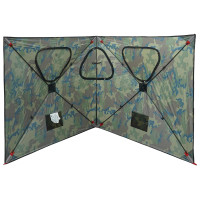 Produktbild för Jaktält Kamouflage 145 x 145 x 150 cm Polyester och Stål