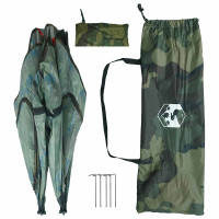 Produktbild för Jaktält Kamouflage 145 x 145 x 150 cm Polyester och Stål