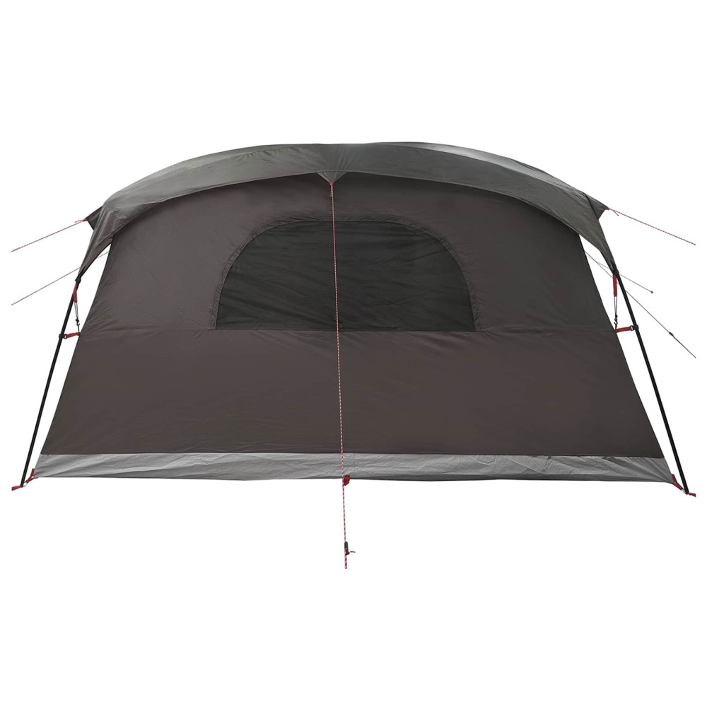 Produktbild för Tunneltält Brun Grå 427 x 305 x 205 cm Polyester och Stål