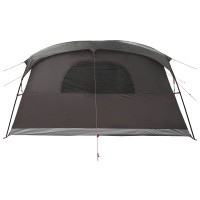 Produktbild för Tunneltält Brun Grå 427 x 305 x 205 cm Polyester och Stål