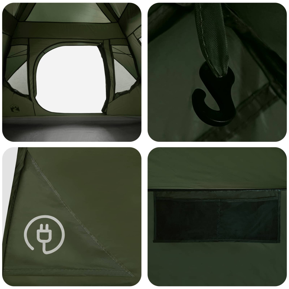 Produktbild för Instant Tält Olivgrön 305 x 275 x 190 cm Polyester och Stål