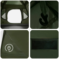 Produktbild för Instant Tält Olivgrön 305 x 275 x 190 cm Polyester och Stål