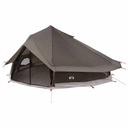 vidaXL Tipi Tält Brun Grå 800 x 800 x 430 cm Polyester och Stål
