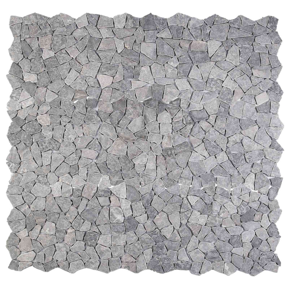 Produktbild för Mosaikplattor Ljusgrå 30 x 30 cm Marmor
