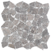 Produktbild för Mosaikplattor Ljusgrå 30 x 30 cm Marmor
