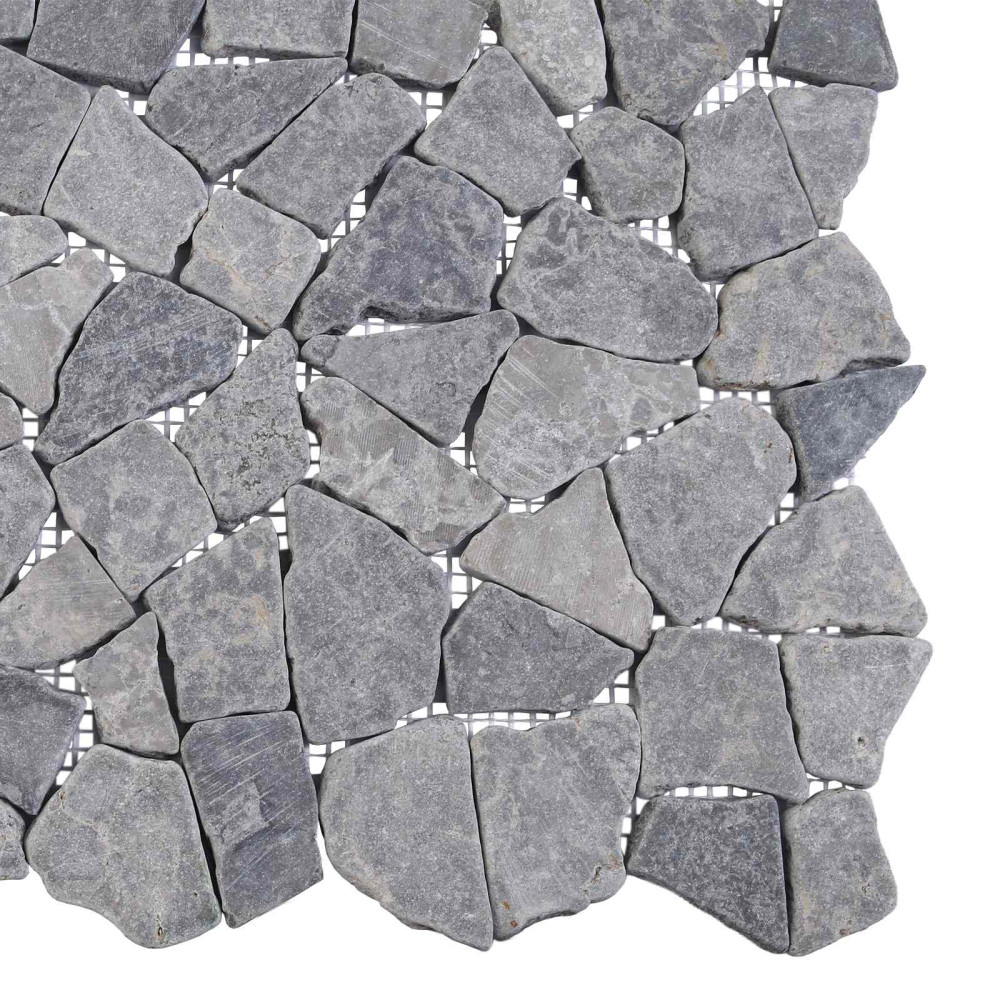 Produktbild för Mosaikplattor Ljusgrå 30 x 30 cm Marmor