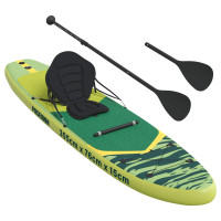 Produktbild för SUP-bräda med sits 2-i-1 POSEIDON 305 x 76 x 15 cm Grön för