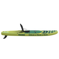 Produktbild för SUP-bräda med sits 2-i-1 POSEIDON 305 x 76 x 15 cm Grön för