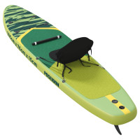 Produktbild för SUP-bräda med sits 2-i-1 POSEIDON 305 x 76 x 15 cm Grön för