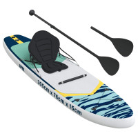 Produktbild för SUP-bräda med sits 2-i-1 APEX 305 x 76 x 15 cm Blå för