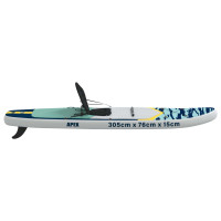 Produktbild för SUP-bräda med sits 2-i-1 APEX 305 x 76 x 15 cm Blå för