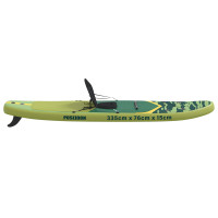 Produktbild för SUP-bräda med sits 2-i-1 POSEIDON 335 x 76 x 15 cm Grön för