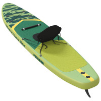 Produktbild för SUP-bräda med sits 2-i-1 POSEIDON 335 x 76 x 15 cm Grön för