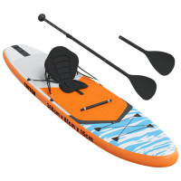Produktbild för SUP-bräda med sits 2-i-1 TRITON 366 x 81 x 15 cm Blå för