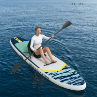 Produktbild för SUP-bräda med sits 2-i-1 APEX 366 x 81 x 15 cm Blå för