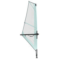 Produktbild för Uppblåsbar SUP-bräda med segel HYDROS 330 x 76 x 15 cm Turkos