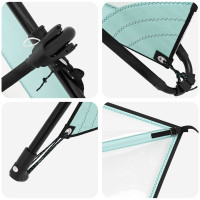 Produktbild för Uppblåsbar SUP-bräda med segel HYDROS 330 x 76 x 15 cm Turkos