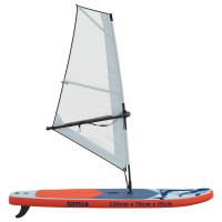 Produktbild för Uppblåsbar SUP-bräda med segel SCYLLA 330 x 76 x 15 cm Blå för