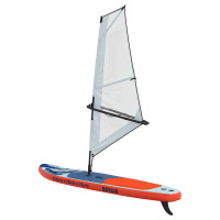 Produktbild för Uppblåsbar SUP-bräda med segel SCYLLA 330 x 76 x 15 cm Blå för