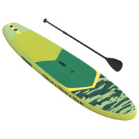 Produktbild för Uppblåsbar SUP-bräda med segel POSEIDON 330 x 76 x 15 cm Grön