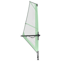 Produktbild för Uppblåsbar SUP-bräda med segel POSEIDON 330 x 76 x 15 cm Grön